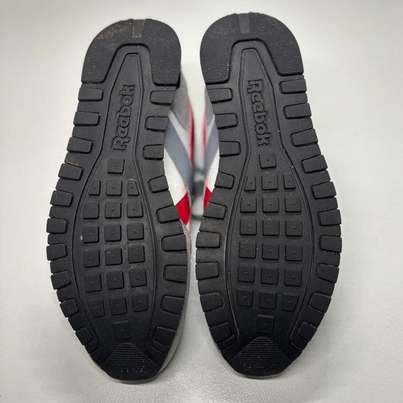 Reebok Classic Leather Gray Red Sneakers Men’s 9 - Picture 7 of 11